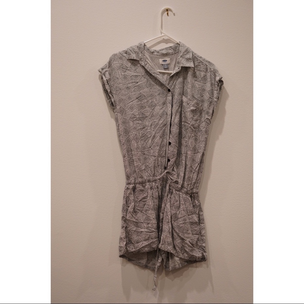 Old Navy Romper Black And White S